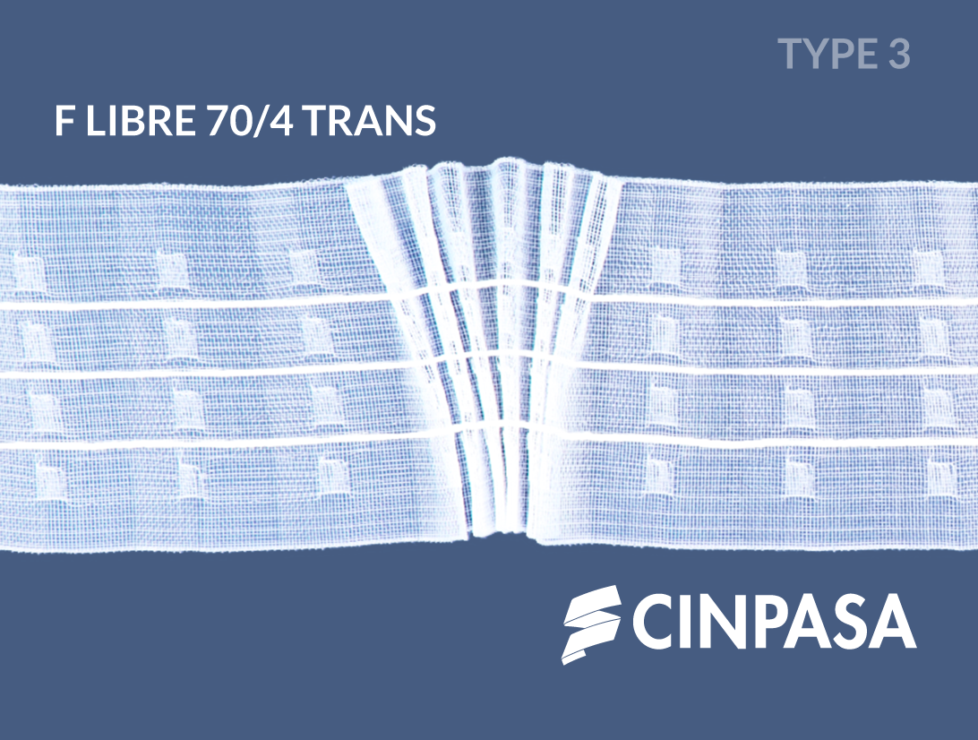  Fronceurs libres transparent 